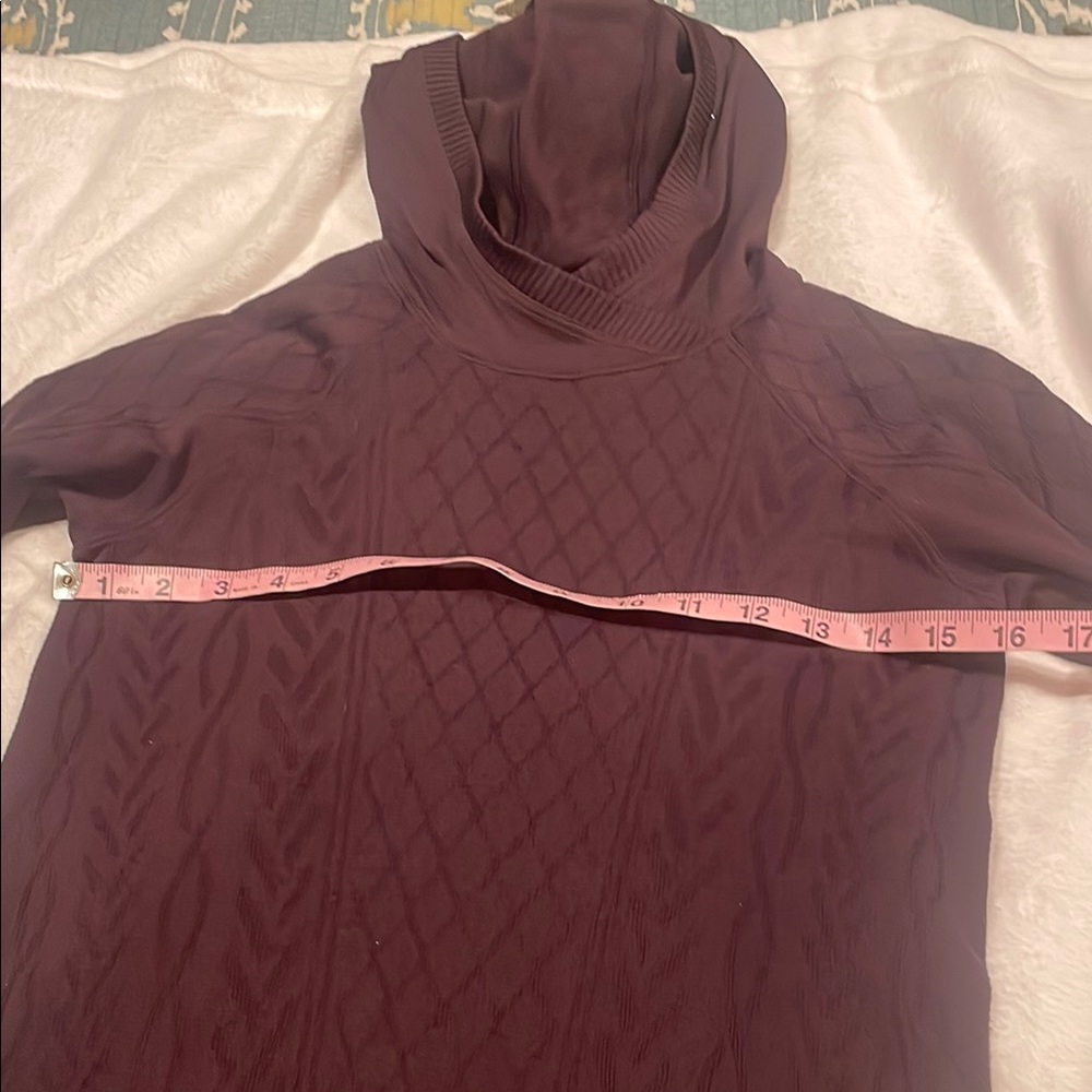 lululemon athletica restless pullover Maroon Hooded Sweater - Picture 5 of 7